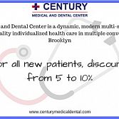 5-10% discount for all new patients. 