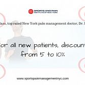 Discount in Sports Injury & Pain Management Clinic of New York