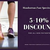 For a limited time, an event for all new patients offers a 5-10% discount on any procedure