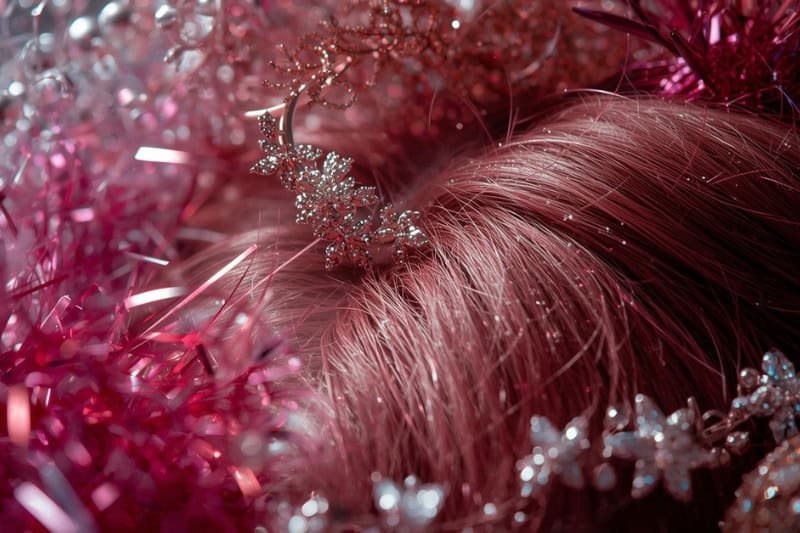 Hair Tinsel Sparkle and Shine with Gorgeous Hair Accessories and Styling Tips
